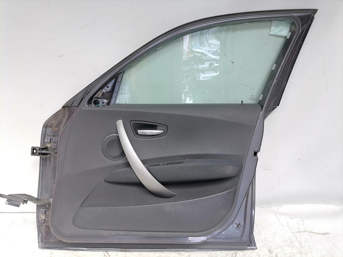 BMW 1er E87 original T&uuml;r vorn links Sparkling Graphite 5-T&uuml;rer Bj.2005